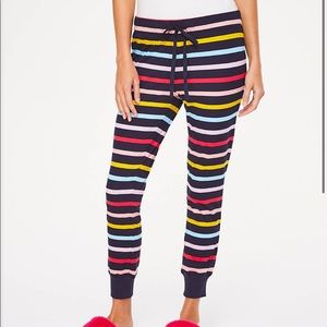 Loft Striped Pajama Joggers
